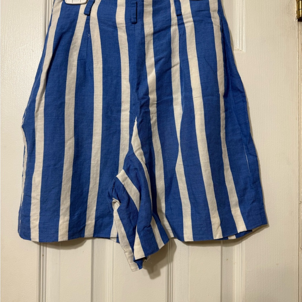 Ralph Lauren Blue and White Striped Garment